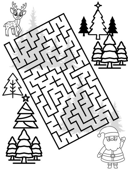 Digital Printable: Christmas Holiday Activity Book