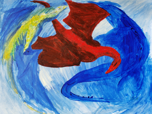 Digital Printable: Dragon Poster Bundle - Death World LLC - 