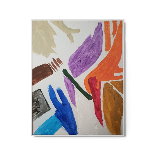 Metal Print: Playful Shapes - Death World LLC - 8″×10″