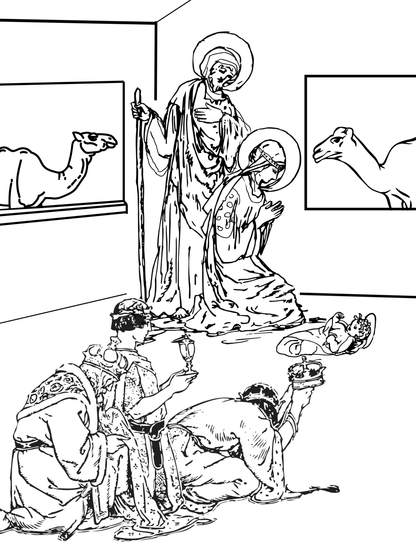 Printable: Nativity Activity Pages - Death World LLC - 