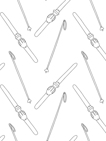 Printable: Skiing Activity Pages - Death World LLC - 