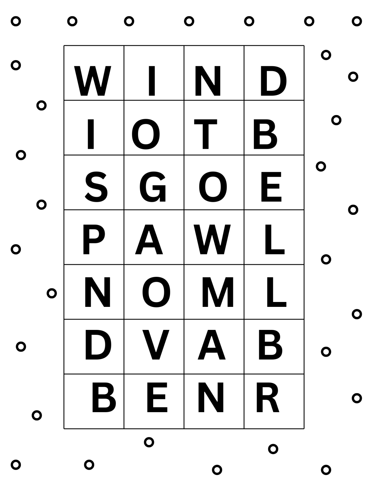 Printable: Winter Activity Pages - Death World LLC - 