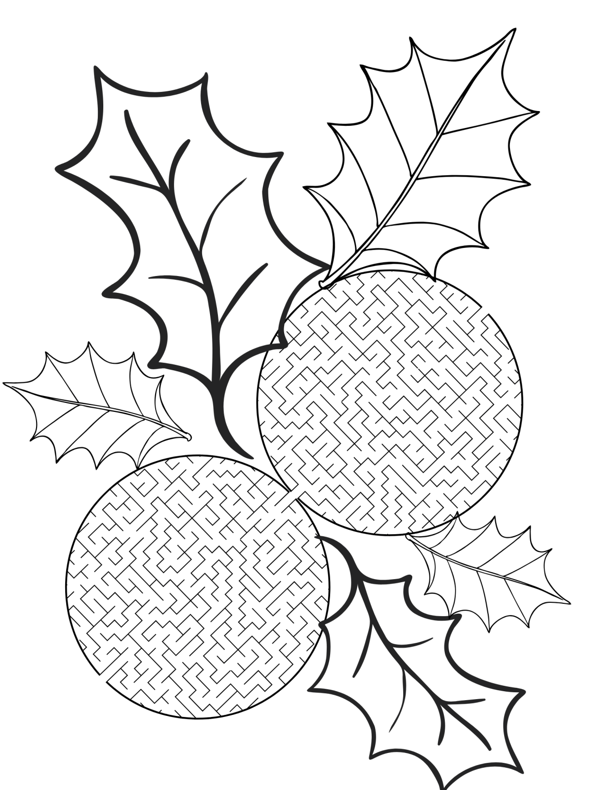 Printable: Yule Activity Pages - Death World LLC - 