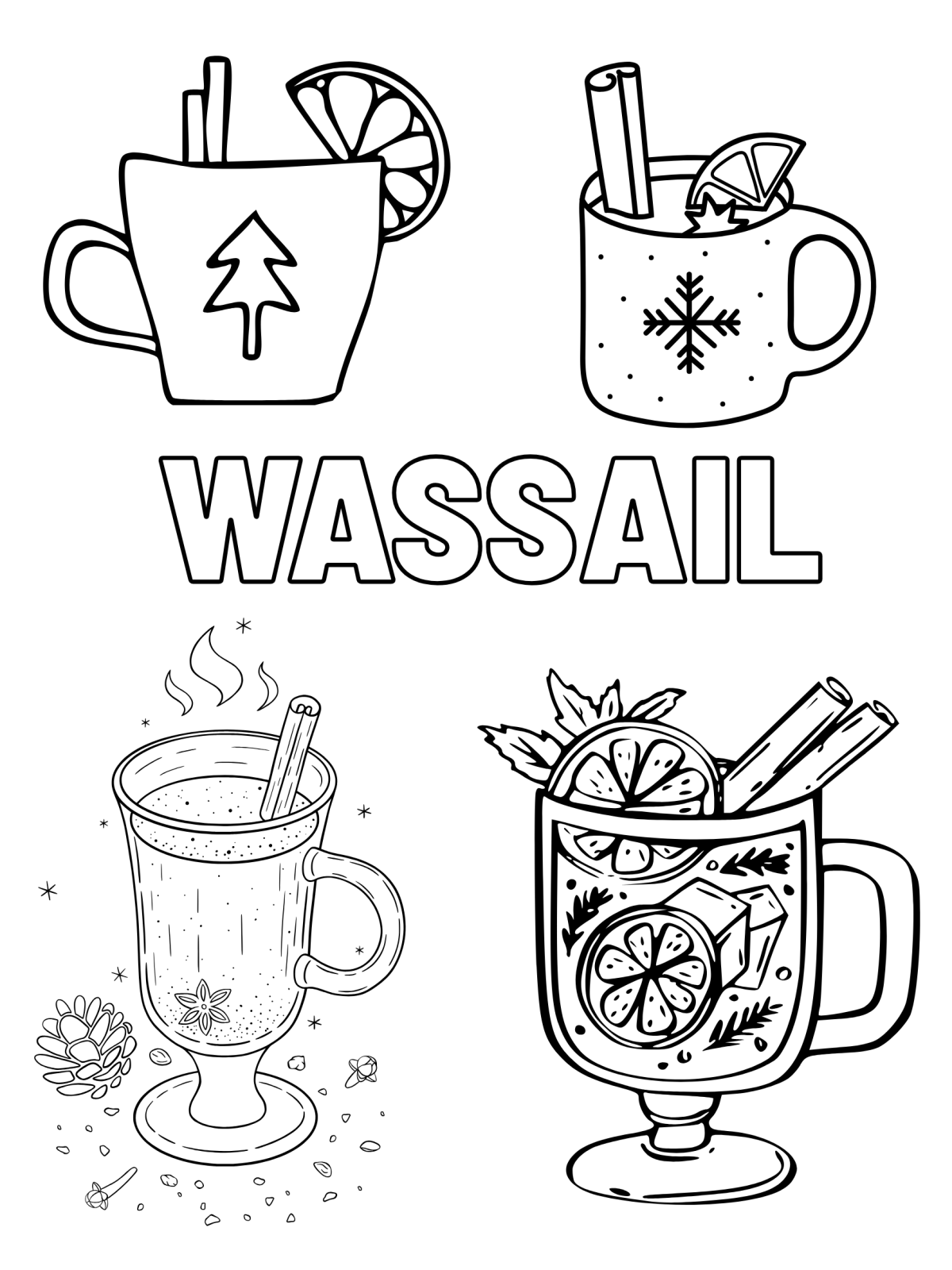 Printable: Yule Activity Pages - Death World LLC - 