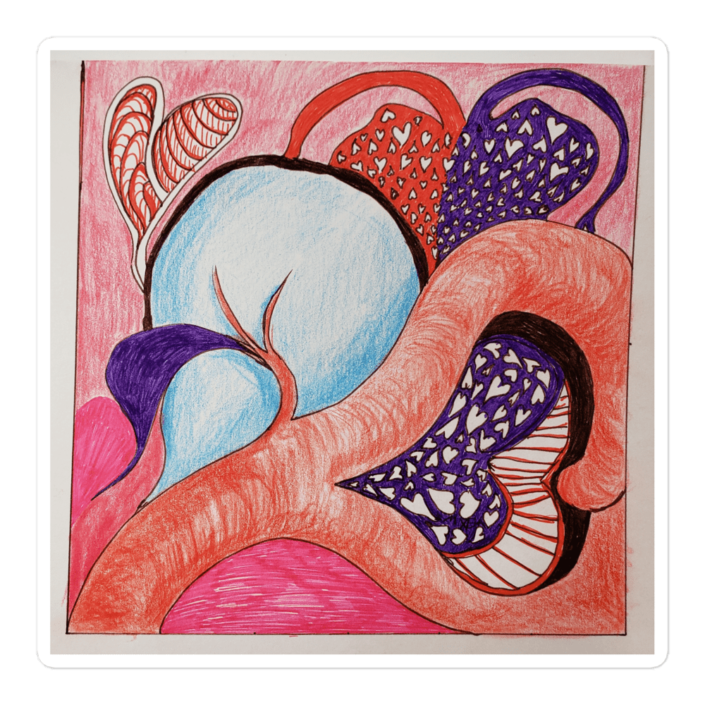 Sticker Bubble - free: Heart of Hearts - Death World LLC - 3″×3″